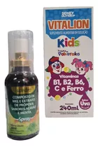 Combo Vitalion Kids Solução Oral  + Spray Composto De Mel