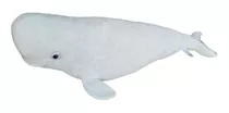 Baleia Beluga De Pelúcia Grande Branca Animais Marinhos