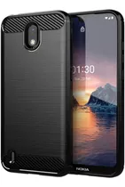 Funda Tpu Antigolpe Fiber Carbon Para Nokia 1.3