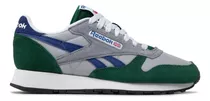 Tenis Para Hombre Reebok Classic Leather Color Grey - Adulto 5 Mx