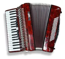 Acordeão Piano Chemnitzer Todeskini 80bx - Vermelho Brilhante