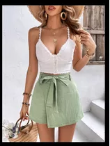 Pollera Pantalón Skort Shein 