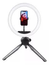Aro Selfie Luz Led 26 Cm + Mini Trípode Mesa Celular Usb 