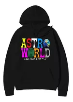 Blusa Moletom Astroworld Álbum Travis Scott Planeta Rap