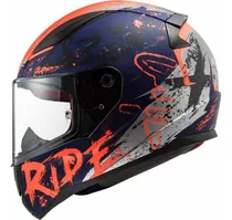 Casco Ls2 Ff353 Naughty Matt Blue Orange