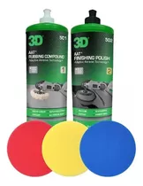 Kit 3d  Aat  32oz Pulido Profesional + Pads5  - 3d