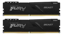 Memoria Kingston Fury Beast, 16gb (2x8gb) Ddr4 3200mhz C16