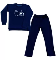 Conjunto Buzo Y Pantalon Jogging Frizado Para Nenes Premium