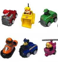 Paw Patrol Patrulla Canina Vehículos Friccion Muñecos Set X6