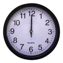 Reloj De Pared, 25cm De Diámetro 2 Colores, En Caja