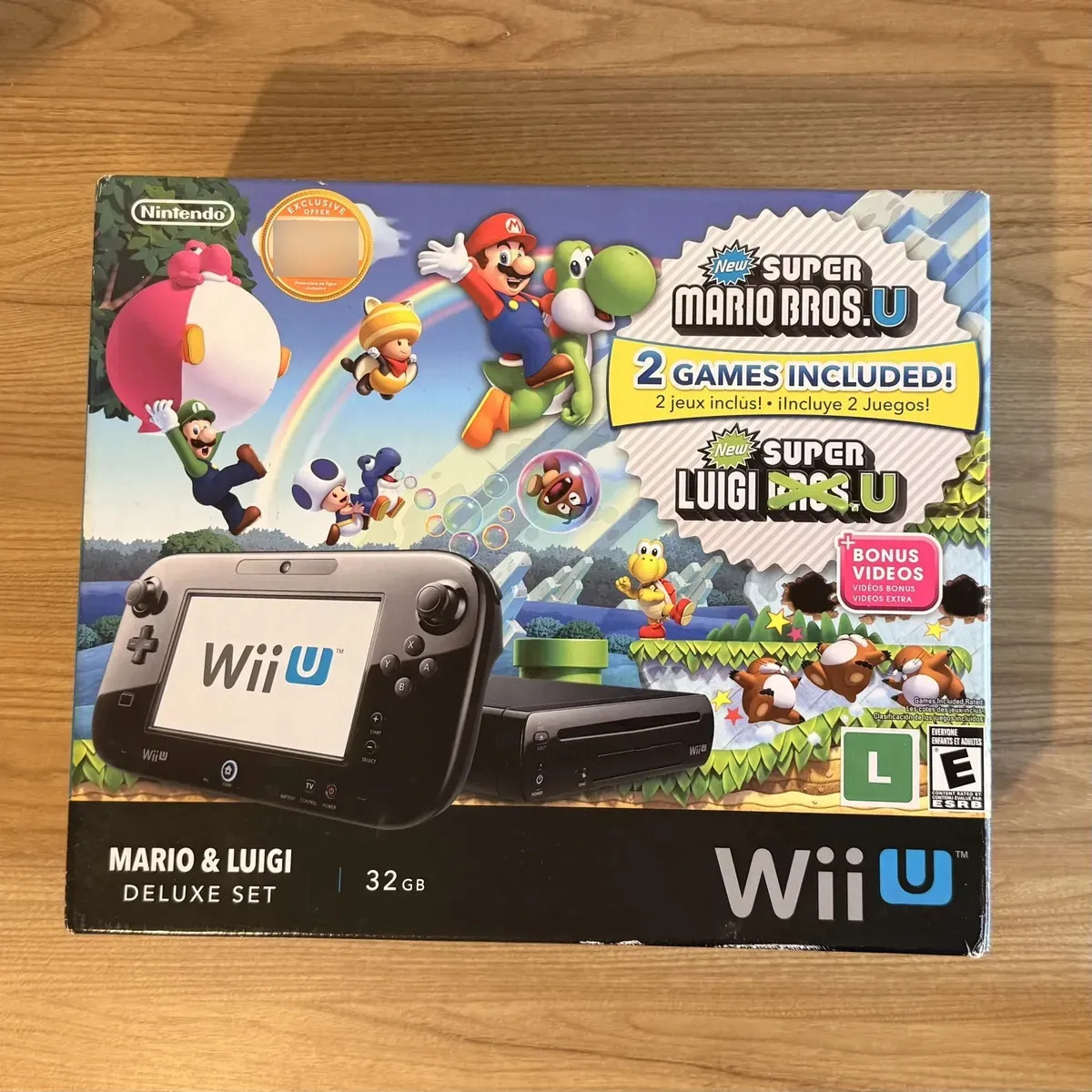 Nintendo Wii U Mario Luigi Deluxe Set 32gb Consoles | Mercado Livre