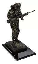 Miniatura Boneco Militar Ab 305 Combatente De Infantaria