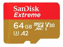 Sandisk Tarjeta Memoria Micro Sd 64gb Extreme 4k Microsdxc