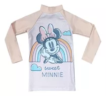 Remera Uv Malla Bebé Mickey Y Minnie Varios Diseños