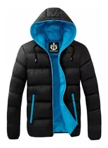 Campera Hombre Inflable Invierno Con Capucha