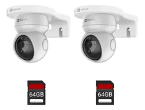 Combo X2 Ezviz C6n Seguimiento 360º + Soporte + Memoria 64gb