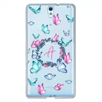 Funda Para Sony Xperia Mariposa Personalizada Con Tu Inicial