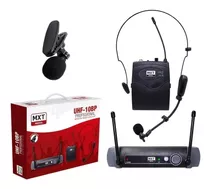 Microfone Mxt Uhf Sem Fio Headset/lapela Uhf-10bp Prof.