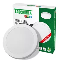 Painel De Led Branco Redondo Sobrepor 18w Lys Taschibra