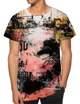 Camiseta Cidade Urbana Moderna Trânsito Estampada Pdf12