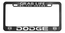 Juego Marcos Portaplacas Dodge Grab Life Horns