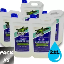 Agua Destilada Desmineralizada X 25 Litros Pack 5 Unidades