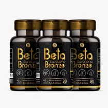 Beta Caroteno Bronze Vitamina A Melanina Kit 3x 60 Cap 500mg