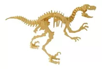 Quebra-cabeça Dinossauros Velociraptor 51pçs Madeira-wamboo