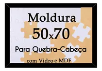 Moldura 50x70 Quebra Cabeça Grow Puzzle 1000 Pçs