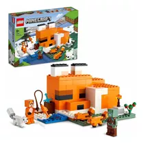 Lego Minecraft El Refugio Zorro - 193 Piezas