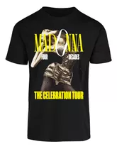 Playeras Madonna Celebration Tour Mexico 2024 Doble Impre