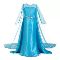 Disfraz Vestido Elsa Frozen Princesa Ana Disney Niña Nina