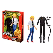 Playmates Toys 50358 Multi Miraculous Ladybug Superhero Secret Adrien Con Traje De Cat Noir De Playmates Toys