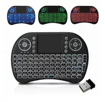 Mini Teclado Inalámbrico Iluminado Tv Box Smart Touchpad Led