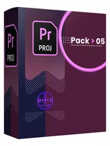 Proyectos -tempates Premiere Pro Pack De 5 Plantillas