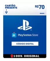 Gift Card Playstation Store 70 Reais Psn Plus Ps4 Ps5 Br