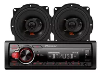 Combo Estereo Pioneer Mvh-s215bt + Parlantes Jbl Flex 5 PuLG