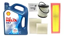 Kit Service Aceite Shell Helix Y Filtros Peugeot 208 1.6 N 