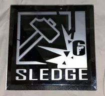 Rainbow Six Siege Sledge Limited Edition Logo Mirror