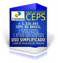 Base Cep E Dne Correios 01/2024 - Completa Download Formatos