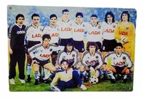 Letrero Adorno 20 X 30cm Colo Colo Campeón Copa Libertadores