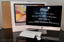 Apple iMac 27 5k 2020 Core I5 256gb Ssd 72gb Ram Com Caixas
