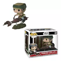 Leia With Speeder Bike #228 - Star Wars - Funko Pop S/ Juros