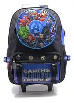 Mochila Avengers 18 Pulgadas C/carro Cresko Sp340