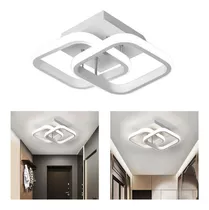 Luminária Candeeiro De Teto Pendente Preta 24x20x12,5cm Cor Branco