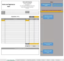 Planilha De Orçamentos Com Cadastro De Clientes E Produtos  