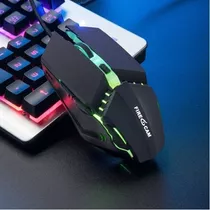 Ratón Mouse Usb Para Juegos Con Cable Firecam Em-101 Rgb Jwk