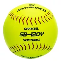 Pelota De Softbol Tamanaco Amarilla Sb-120y Profesional 