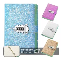 Diário Secreto Com Cadeado, Caderno Com Cadeado Para Meninas