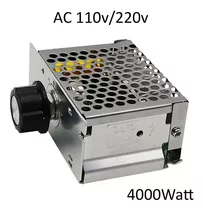 Regulador De Voltaje Electrónico Scr Dimmer Ac 0-220v 4000w 